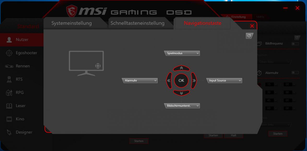 [21/03/2018] MSI Optix MPG27CQ im Test: Steelseries-RGB und Software-OSD (20)