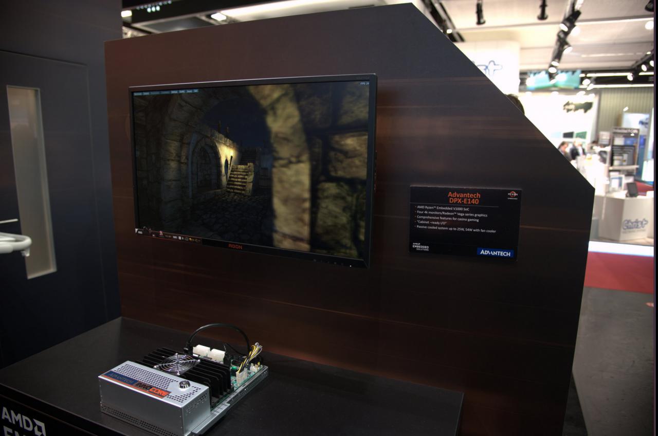 [01/03/2018] Ryzen Embedded: Advantechs InnoCore als Basis für Spielautomaten. Optional passiv kühlbar bis 25 Watt, mit Lüfter bis 54 Watt. Soll die betagten Automaten mit Carrizo-Technik ablösen.