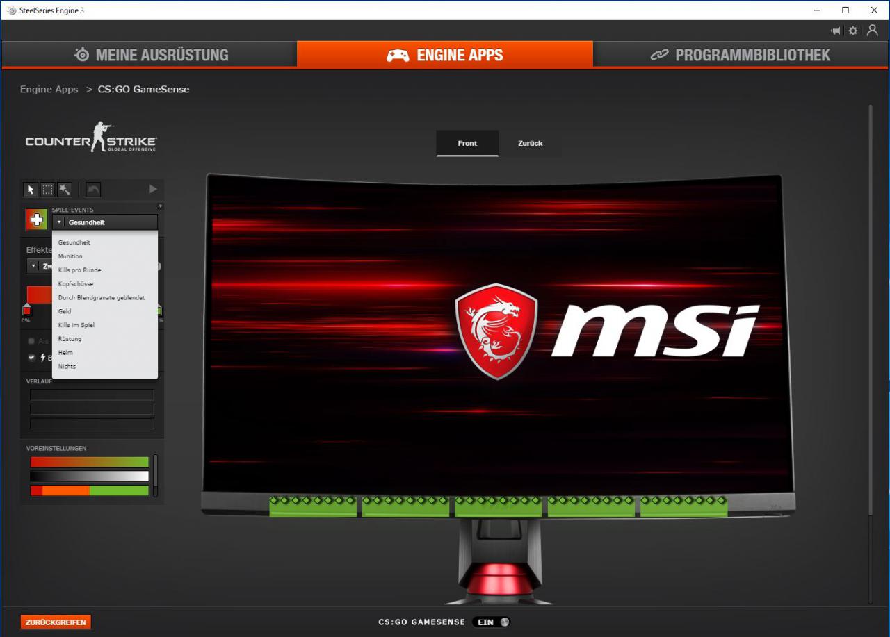 [21/03/2018] MSI Optix MPG27CQ im Test: Steelseries-RGB und Software-OSD (23)