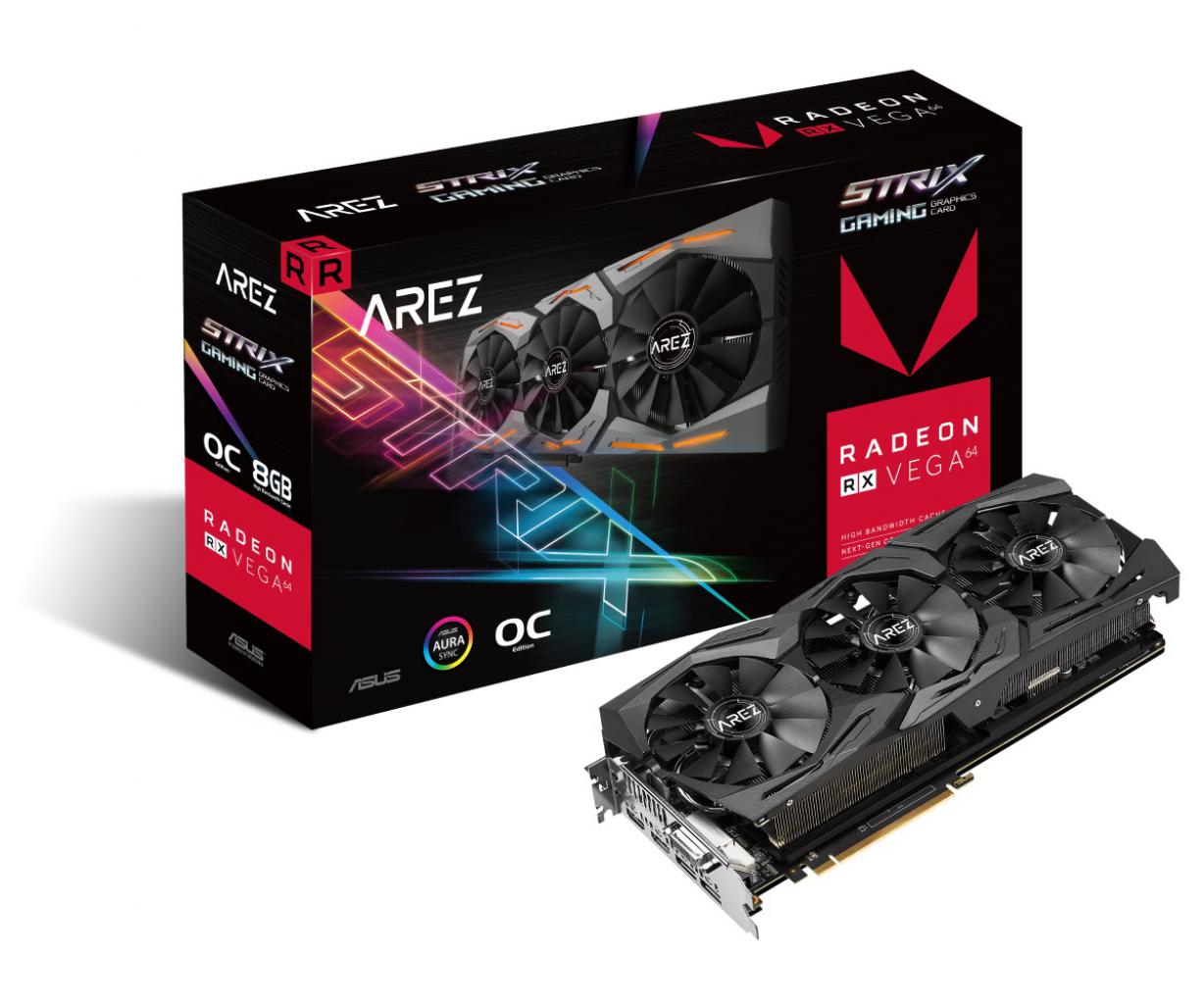 [18/04/2018] AREZ STRIX RXVEGA64 O8G GAMING box vga