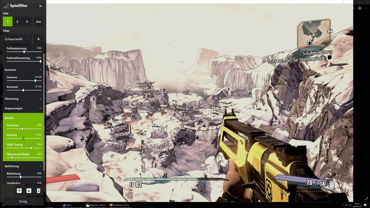 [06/04/2018] Borderlands 2 - Freestyle Settings