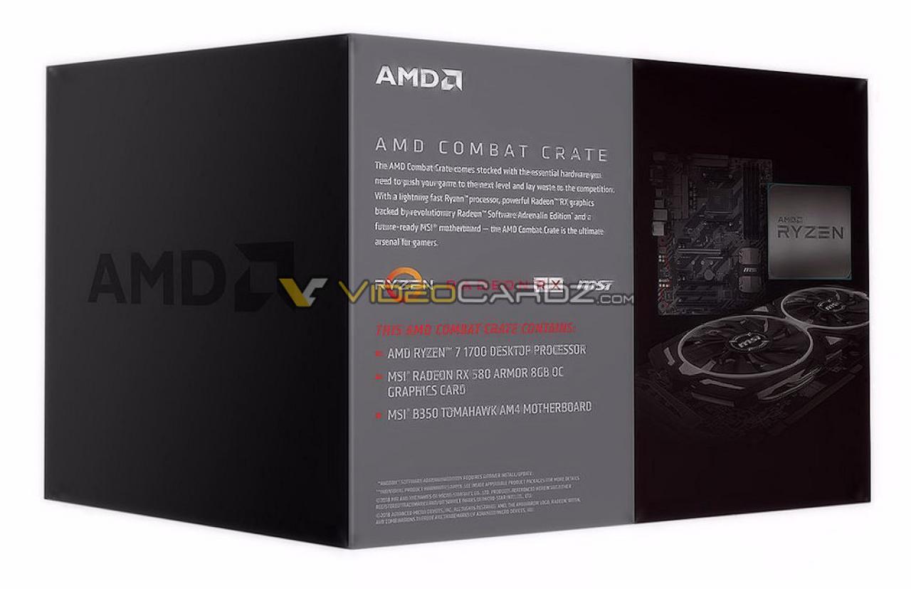 [23/04/2018] AMD Combat Crates: Ryzen-Bundles mit MSI Radeon RX 580 (1)