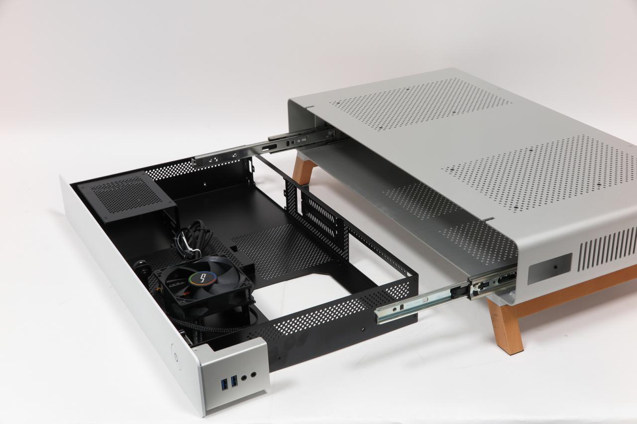 [16/04/2018] Cryorig Taku: Designer-Desktop-Gehäuse mit Holzfüßen im Praxistest (11)