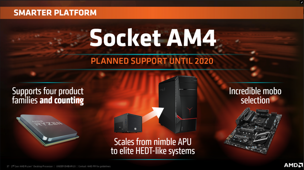 [18/04/2018] Ryzen: AMD möchte Sockel AM4 weiterhin bis 2020 unterstützen