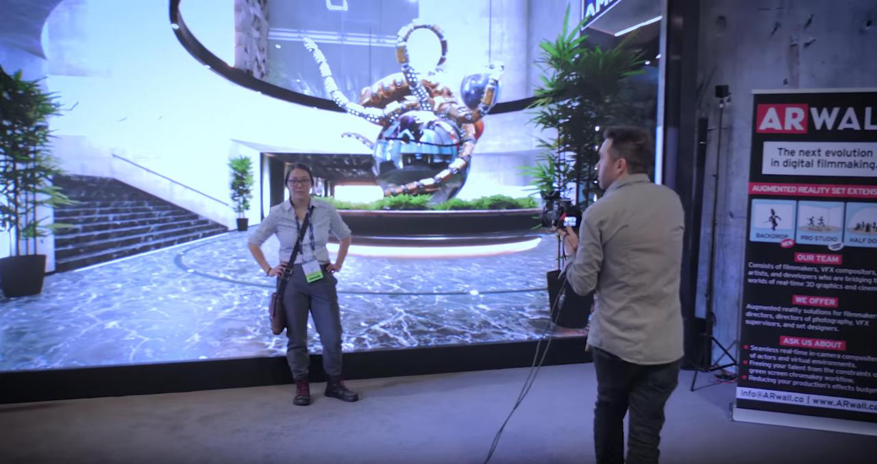[27/05/2018] ARWall statt Greenscreen: AMD zeigt Technik mit Threadripper und Radeons Pro (1)