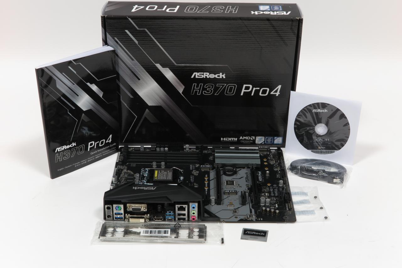 [17/05/2018] Asrock H370 Pro4: Packungsinhalt