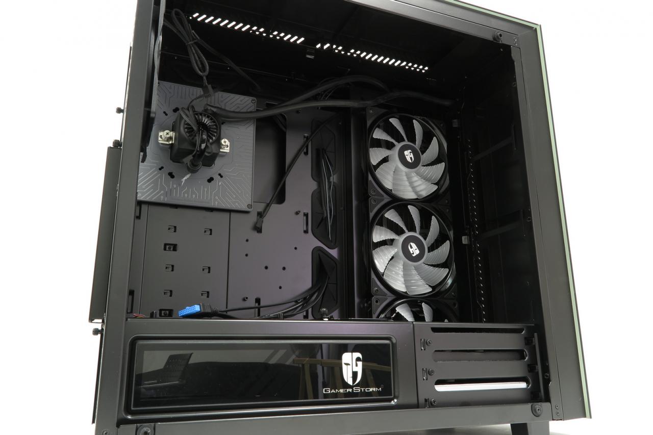 [29/05/2018] Deepcool New Ark 90: Big-Tower mit bunt beleuchteter Kompaktwasserkühlung im Test (5)