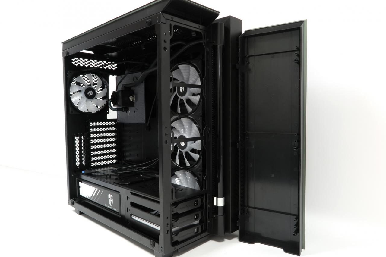 [29/05/2018] Deepcool New Ark 90: Big-Tower mit bunt beleuchteter Kompaktwasserkühlung im Test (10)