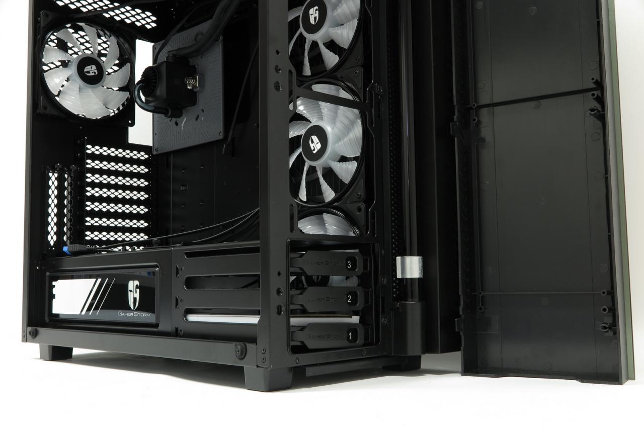 [29/05/2018] Deepcool New Ark 90: Big-Tower mit bunt beleuchteter Kompaktwasserkühlung im Test (11)