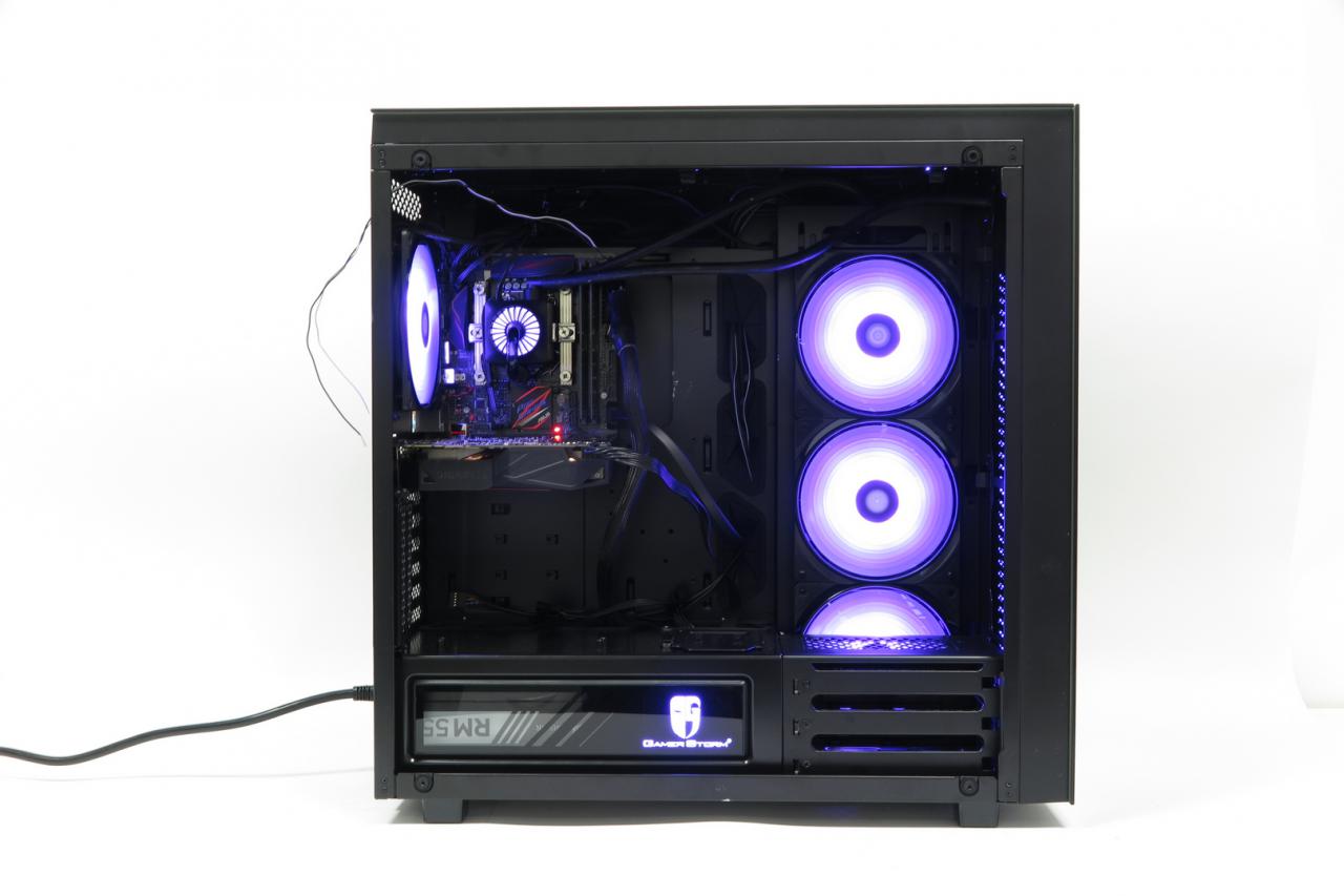 [29/05/2018] Deepcool New Ark 90: Big-Tower mit bunt beleuchteter Kompaktwasserkühlung im Test (23)