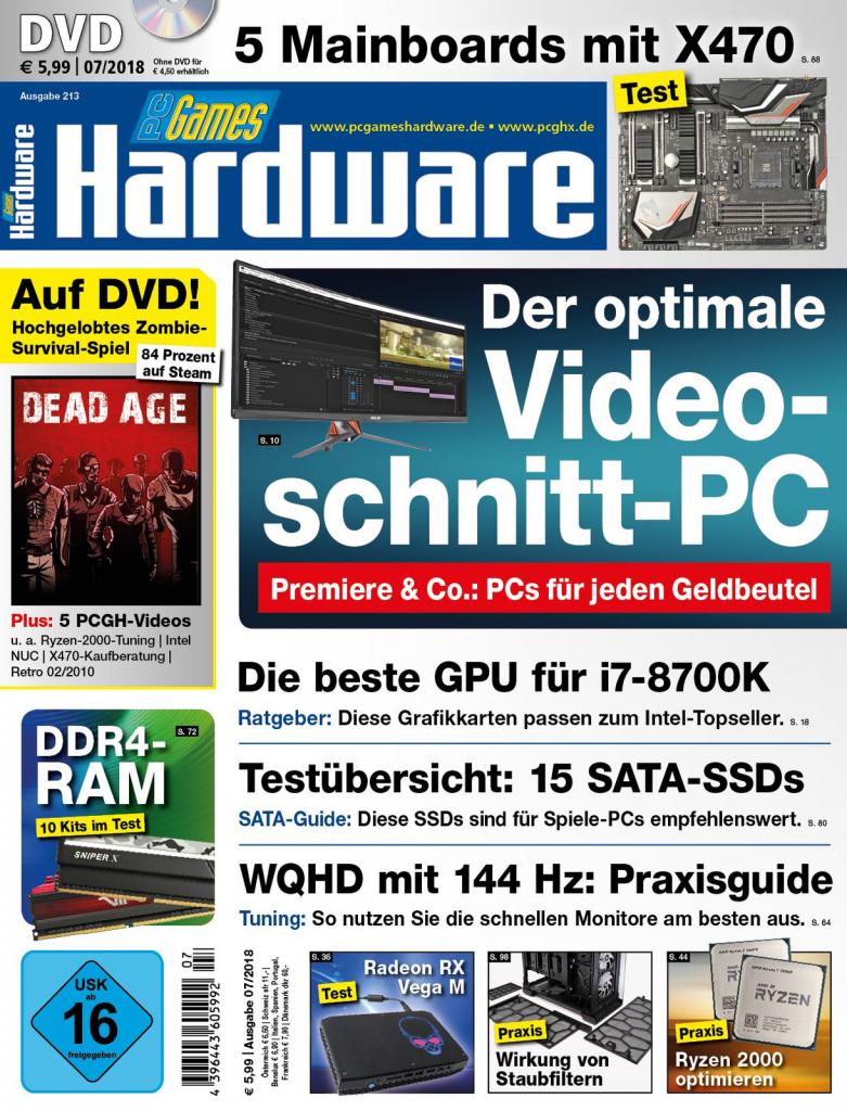 [29/05/2018] PCGH #213 07/2018: Titel DVD