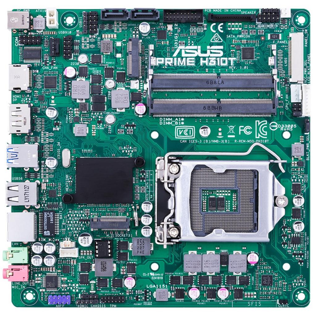 [11/05/2018] Asus Prime H310T: Erstes Coffee Lake-Mainboard im Thin-Mini-ITX-Format (1)