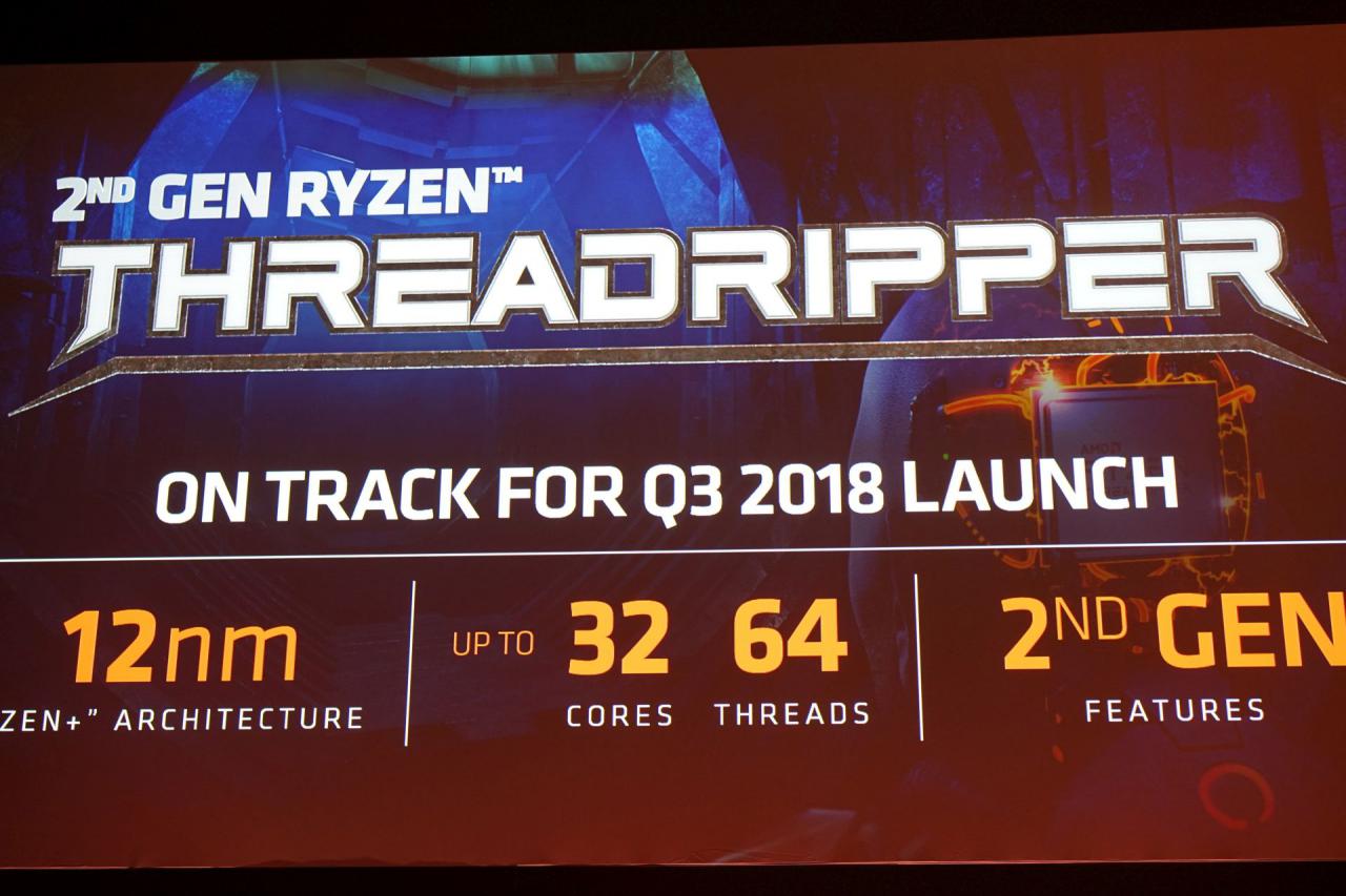 [06/06/2018] AMD Ryzen Threadripper 2000 angekündigt: Bis zu 32 Kerne und 12 nm (2)
