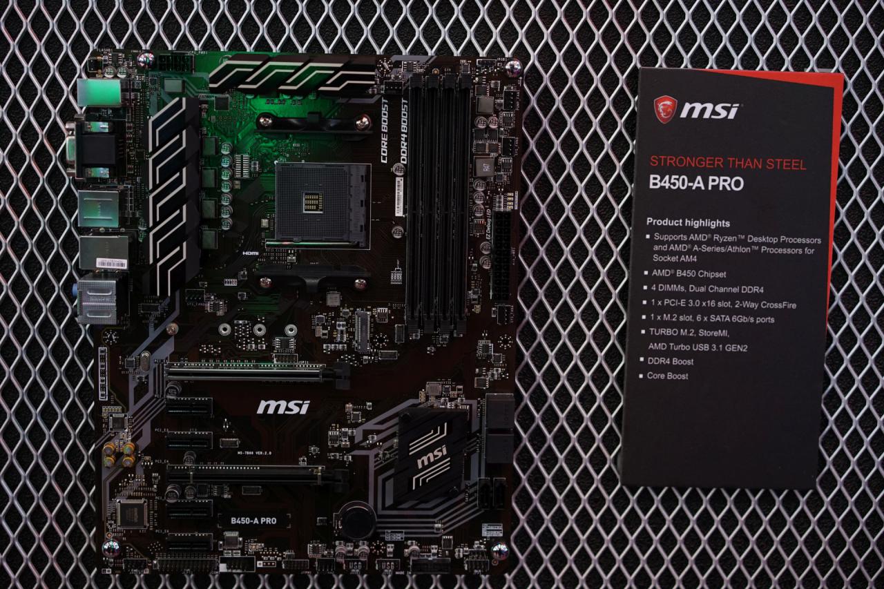 [11/06/2018] MSI B450 3