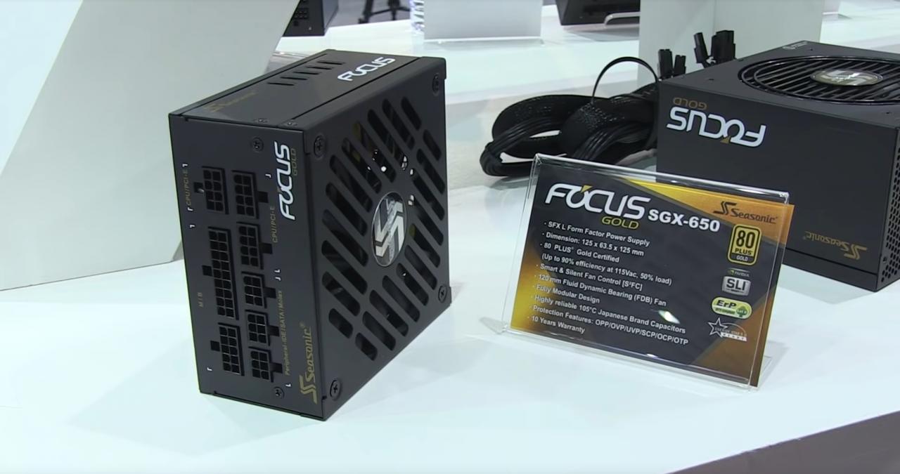 [15/06/2018] Seasonic auf der Computex 2018: Erstes SFX-L-Netzteil und Kabelmanagement-Helfer (3)
