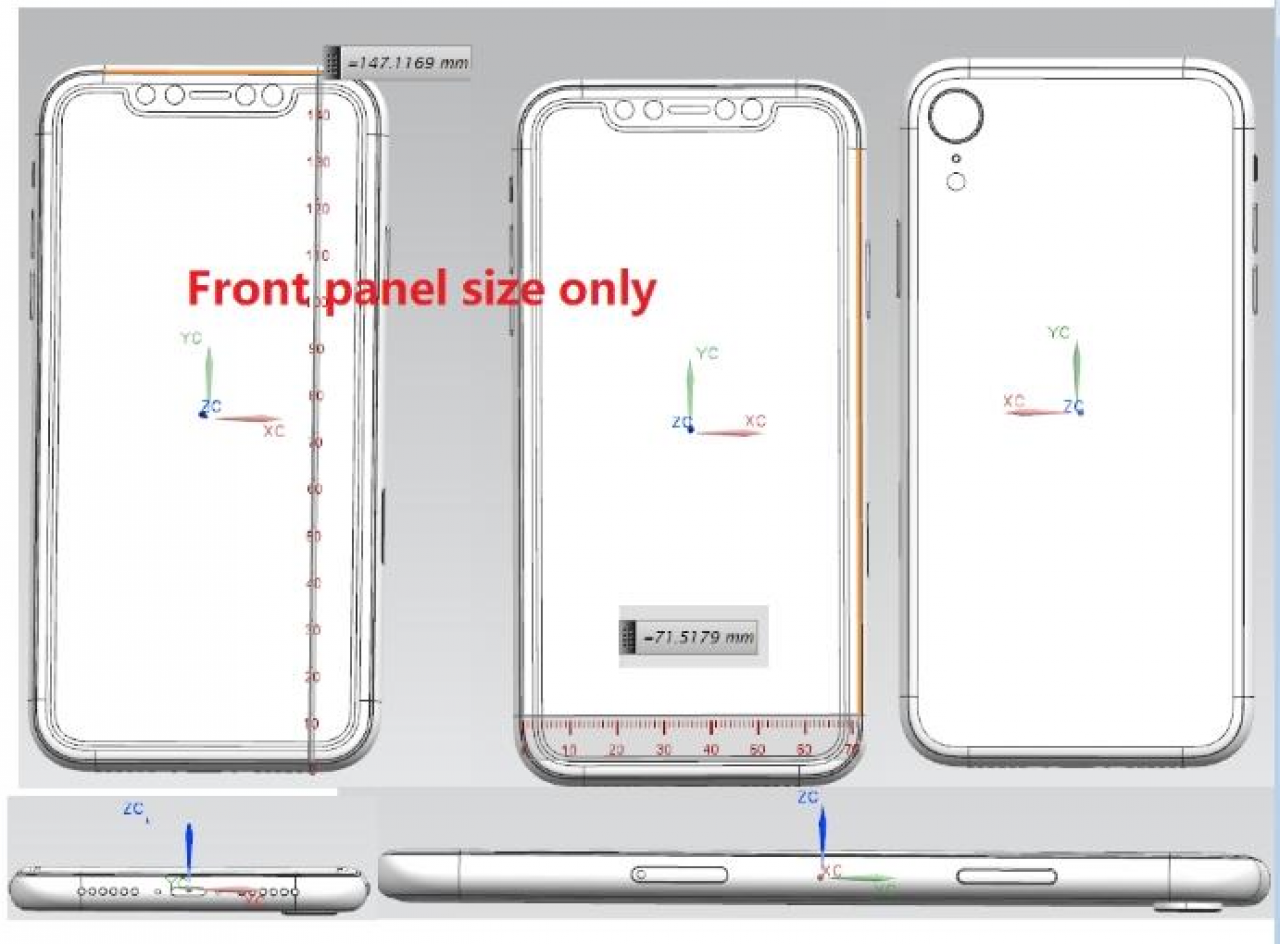 [12/06/2018] iPhone X Plus: Geleakte Baupläne deuten Größe und fehlenden Fingerabdrucksensor an (2)