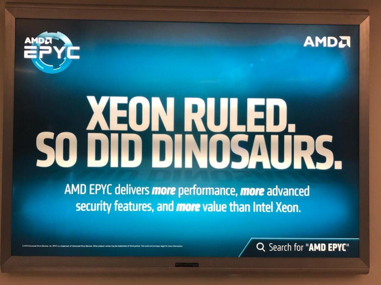 [24/07/2018] AMD Marketing für Epyc: Ein bisschen Intel trollen geht wohl immer (1)
