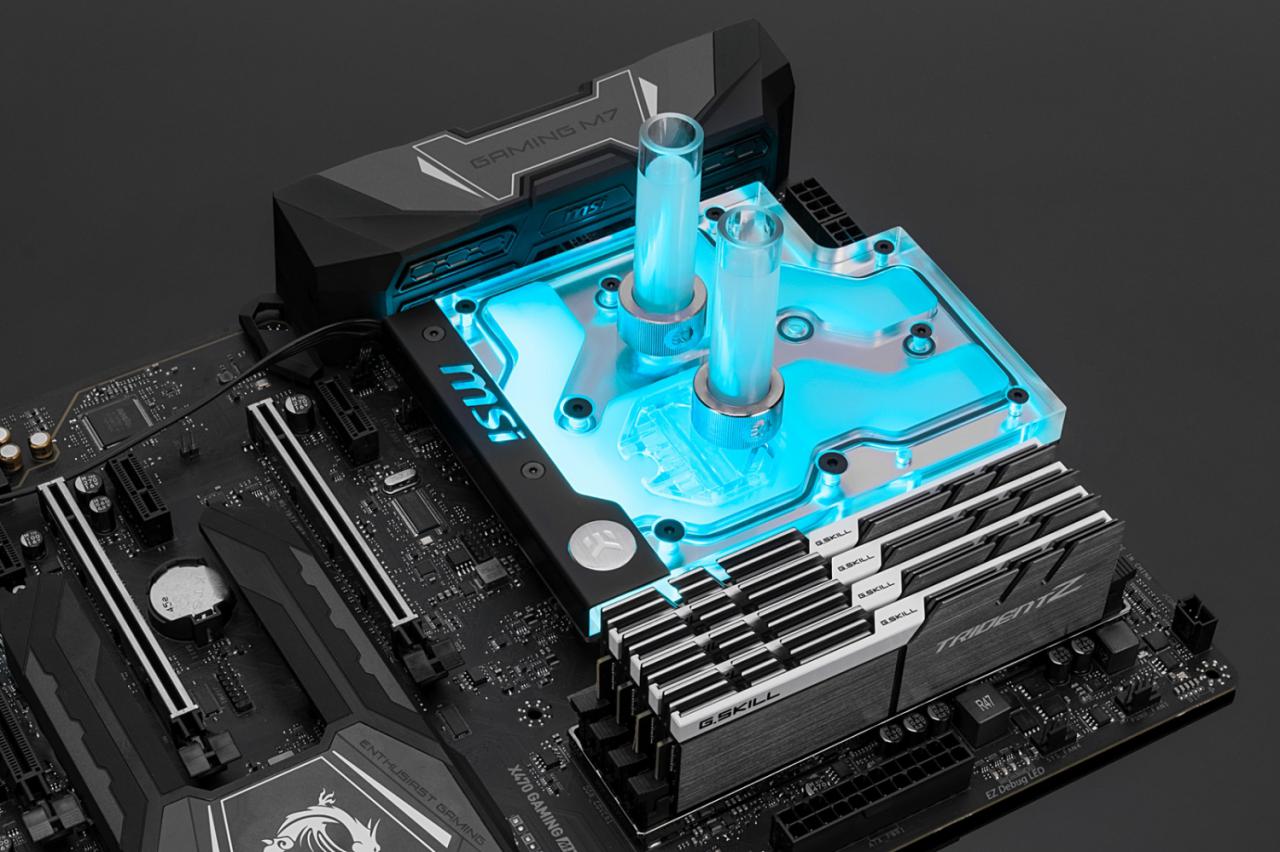 [06/07/2018] EK Water Blocks veröffentlicht Monoblock-Kühler für MSI X470 Gaming M7 (2)