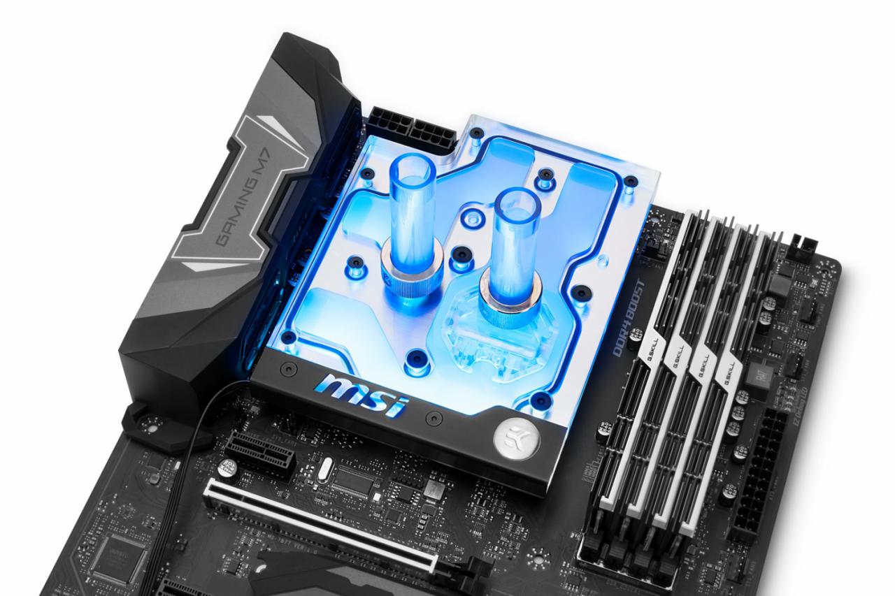[06/07/2018] EK Water Blocks veröffentlicht Monoblock-Kühler für MSI X470 Gaming M7 (1)