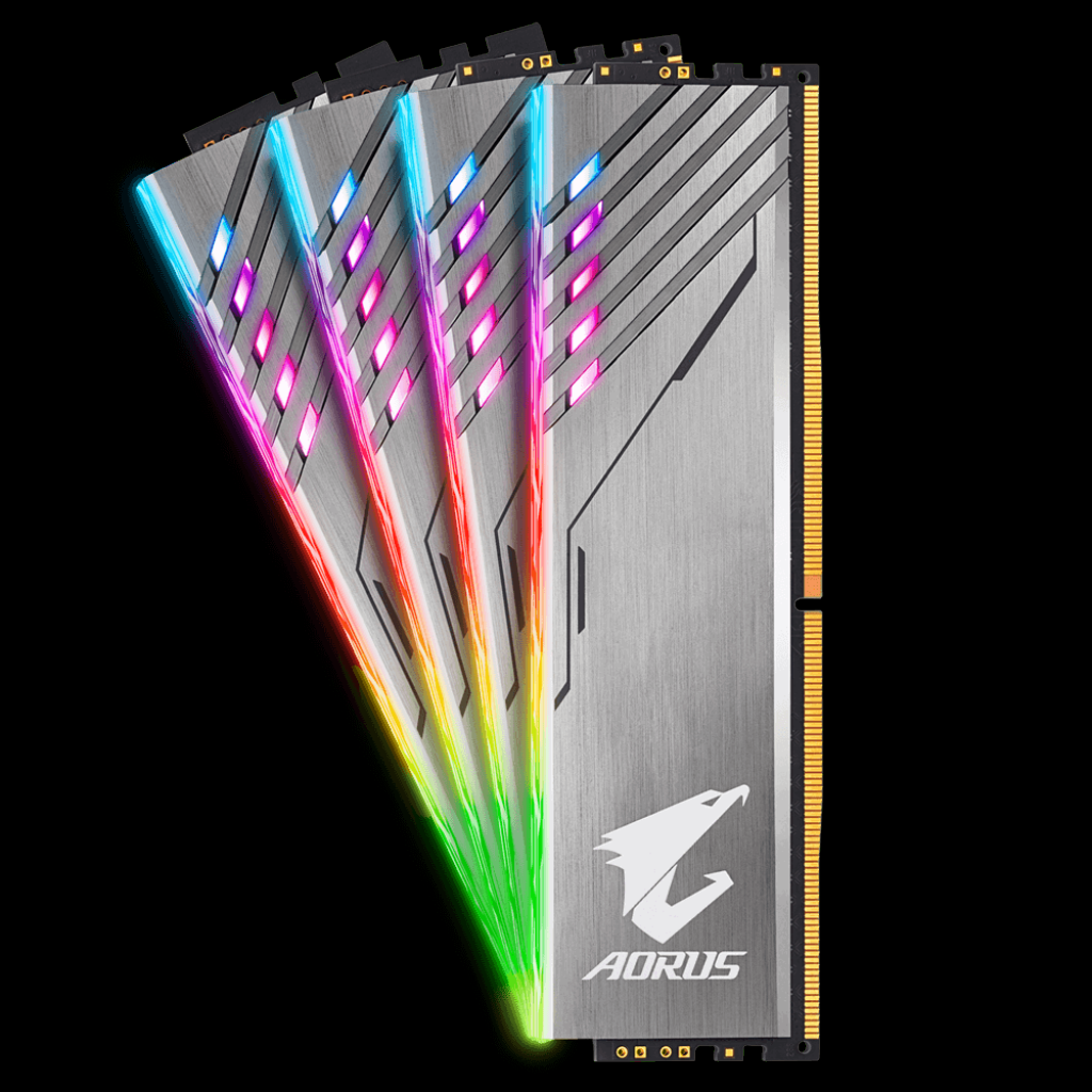 [09/07/2018] Gigabyte Aorus RGB DDR4-RAM: Samsung-B-Dies und Dummy-Module für die Optik (6)