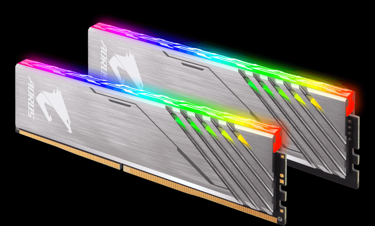 [09/07/2018] Gigabyte Aorus RGB DDR4-RAM: Samsung-B-Dies und Dummy-Module für die Optik (9)