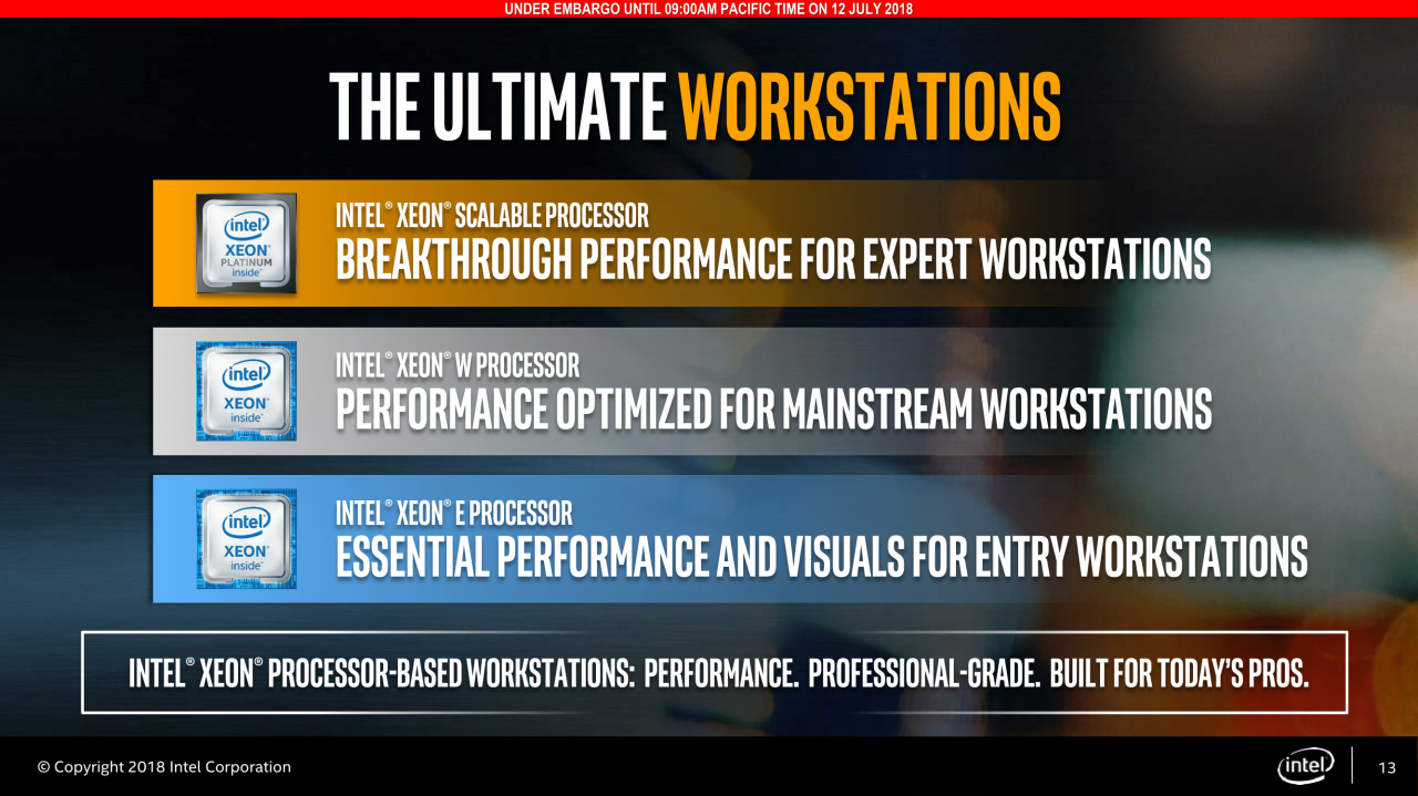 [12/07/2018] Intel Xeon-E: Workstation-CPUs mit sechs Kernen (13)