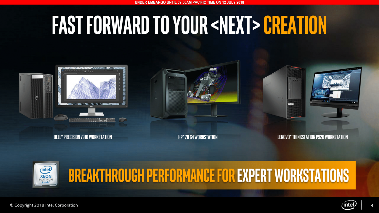 [12/07/2018] Intel Xeon-E: Workstation-CPUs mit sechs Kernen (4)