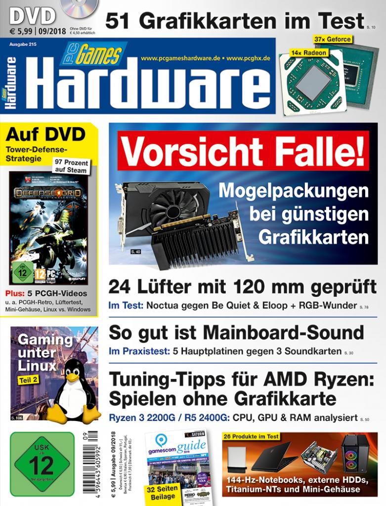 [26/07/2018] PCGH 09/2018 (#215): Cover DVD