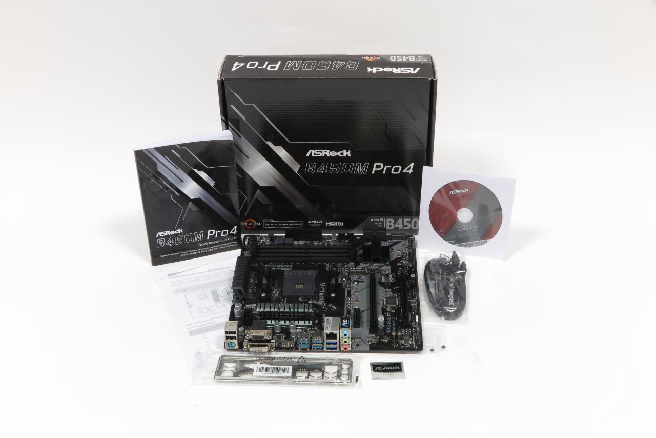 [17/08/2018] Asrock B450M Pro4: Packungsinhalt