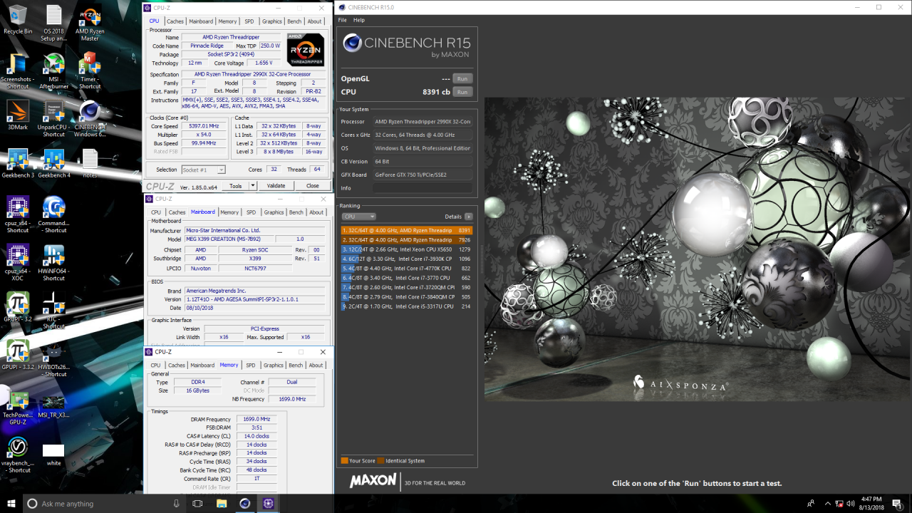[15/08/2018] AMD Threadripper 2990WX auf 5,4 GHz All-Core und 5,94 GHz Single-Core überaktet (2)