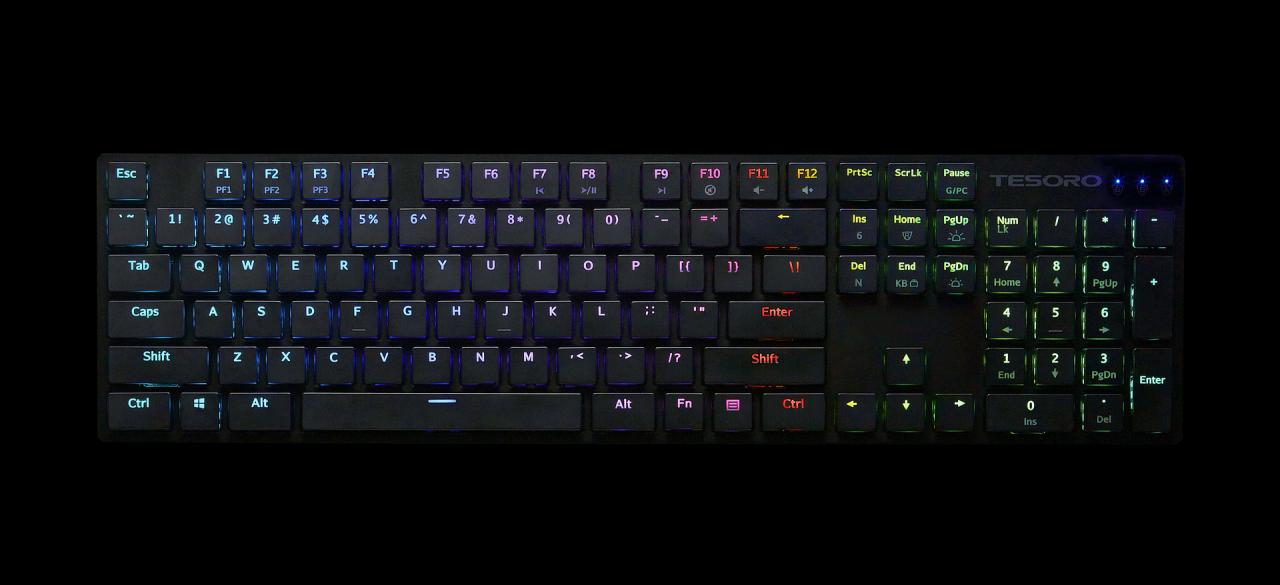 [03/08/2018] Tesoro Gram XS: Mechanische Tastatur in Wunschfarbe für drei Gewinner (2)