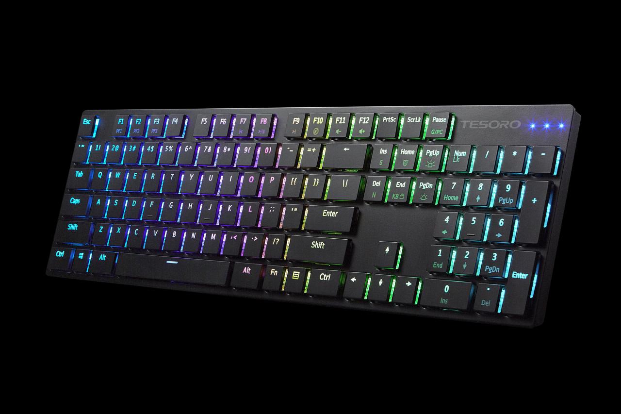 [03/08/2018] Tesoro Gram XS: Mechanische Tastatur in Wunschfarbe für drei Gewinner (3)