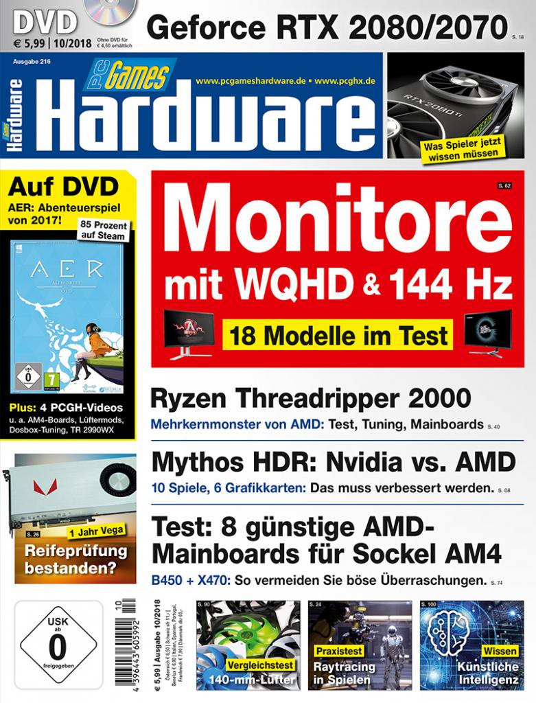 [30/08/2018] PCGH 10/2018 (#216): DVD