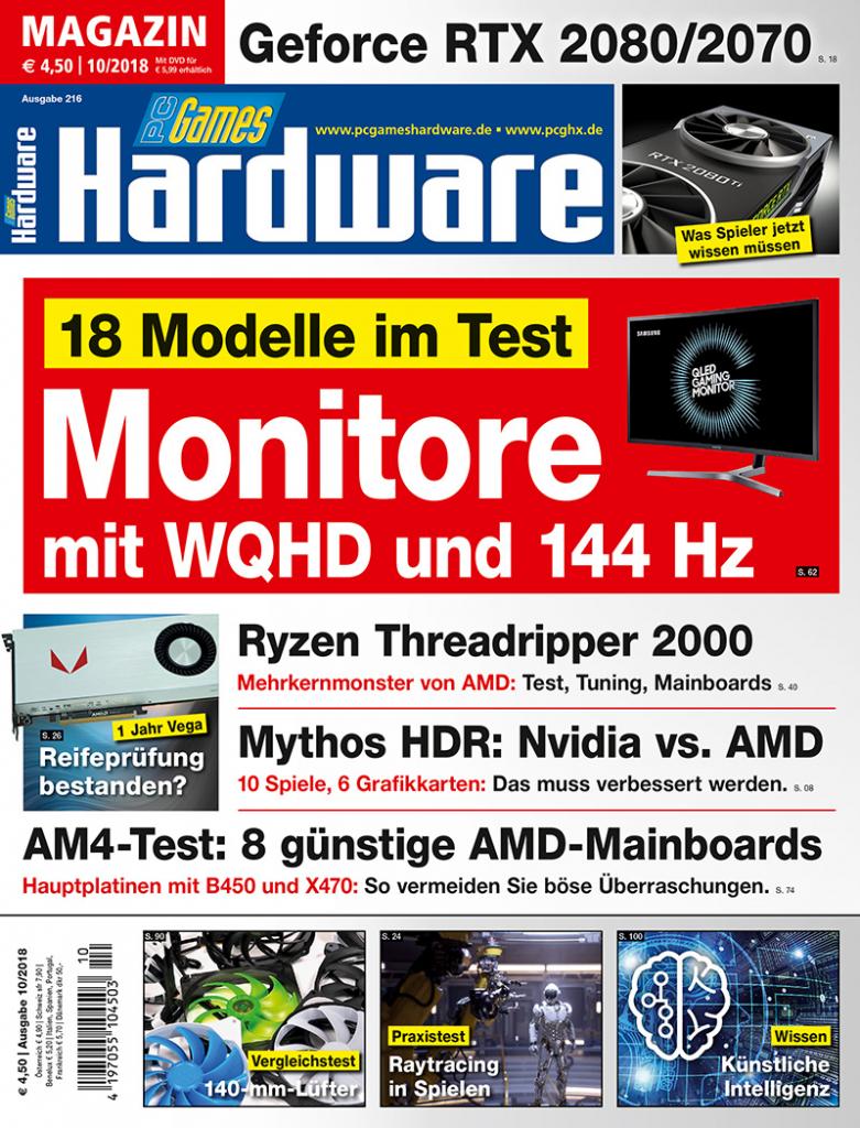 [30/08/2018] PCGH 10/2018 (#216): Magazin
