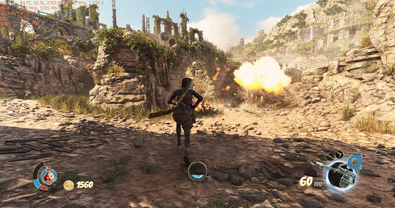 [27/08/2018] Strange Brigade im Techniktest mit Benchmarks (Bilder: 4.096 × 2.160 Pixel, maximale Details, downsampled, auf Radeon R9 Nano) (17)