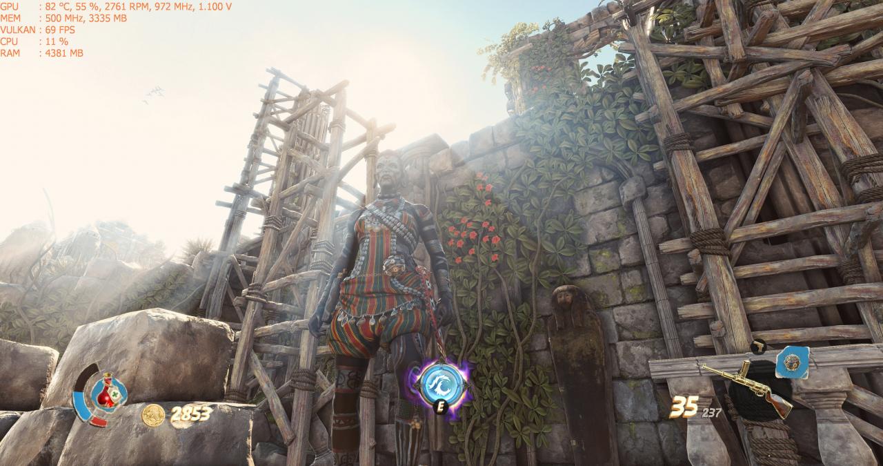 [27/08/2018] Strange Brigade im Techniktest mit Benchmarks (Bilder: 4.096 × 2.160 Pixel, maximale Details, downsampled, auf Radeon R9 Nano) (32)