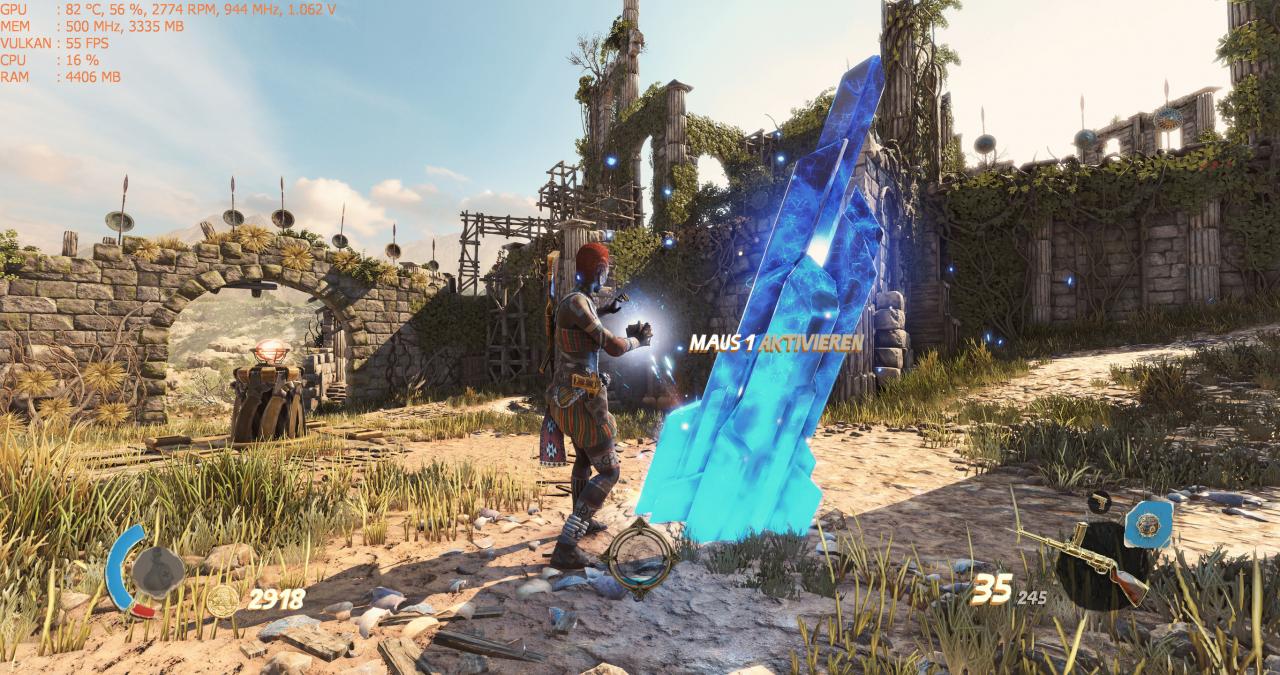 [27/08/2018] Strange Brigade im Techniktest mit Benchmarks (Bilder: 4.096 × 2.160 Pixel, maximale Details, downsampled, auf Radeon R9 Nano) (34)
