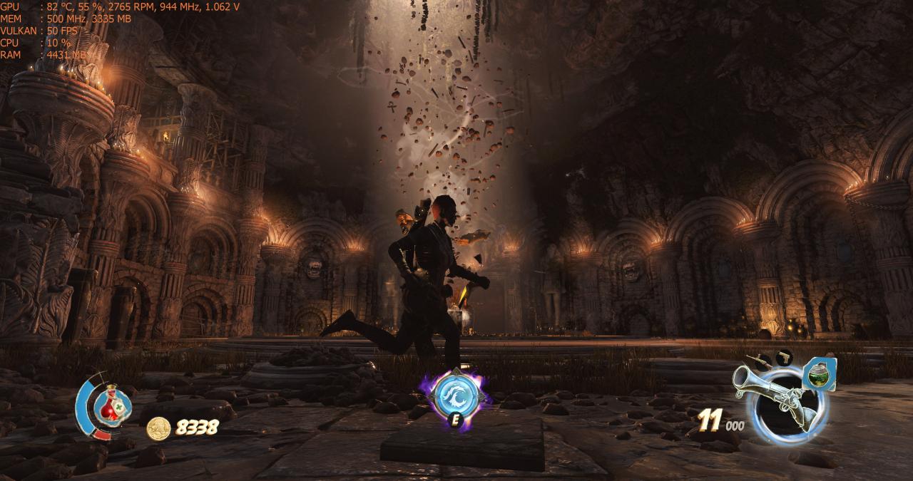 [27/08/2018] Strange Brigade im Techniktest mit Benchmarks (Bilder: 4.096 × 2.160 Pixel, maximale Details, downsampled, auf Radeon R9 Nano) (49)