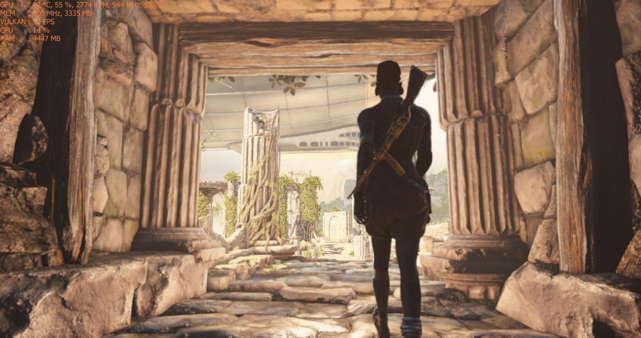 [27/08/2018] Strange Brigade: Während das ältere Sniper Elite 4 von DirectX 12 profitiert, trumpft Entwickler Rebellion hier außerdem mit Vulkan auf – unter DX12 läuft das Spiel jedoch knapp ab besten.