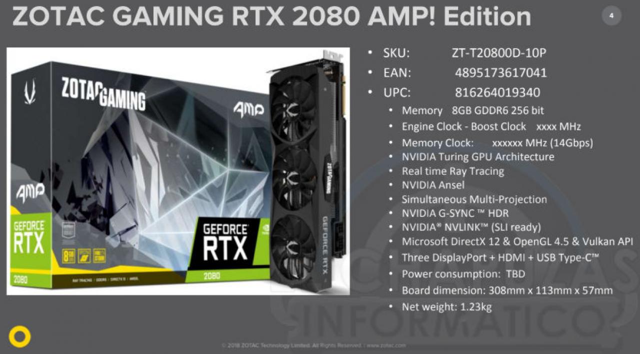 [20/08/2018] Nvidia Turing: Zotac-Preise zu Geforce RTX 2080/Ti geleaked und sportlich (1)