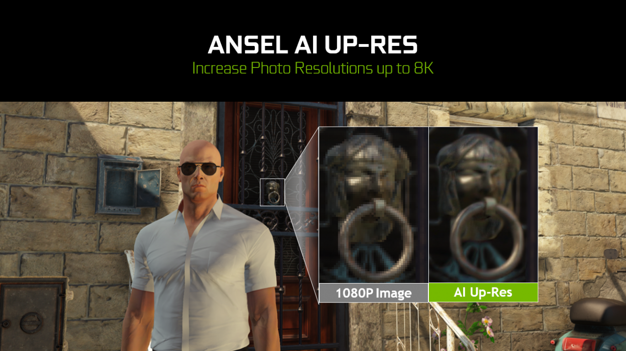 [23/08/2018] Ansel AI Up-Res: Screenshots mit Super Resolution für Spiele mit und ohne Ansel SDK dank Tensor-Cores