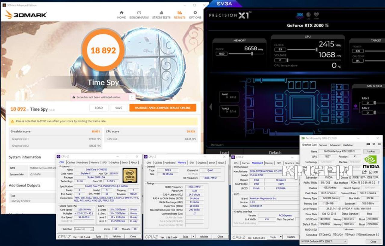 [20/09/2018] Nvidia Turing: Geforce RTX 2080 Ti dank OC und LN2 zu neuen Weltrekorden (2)