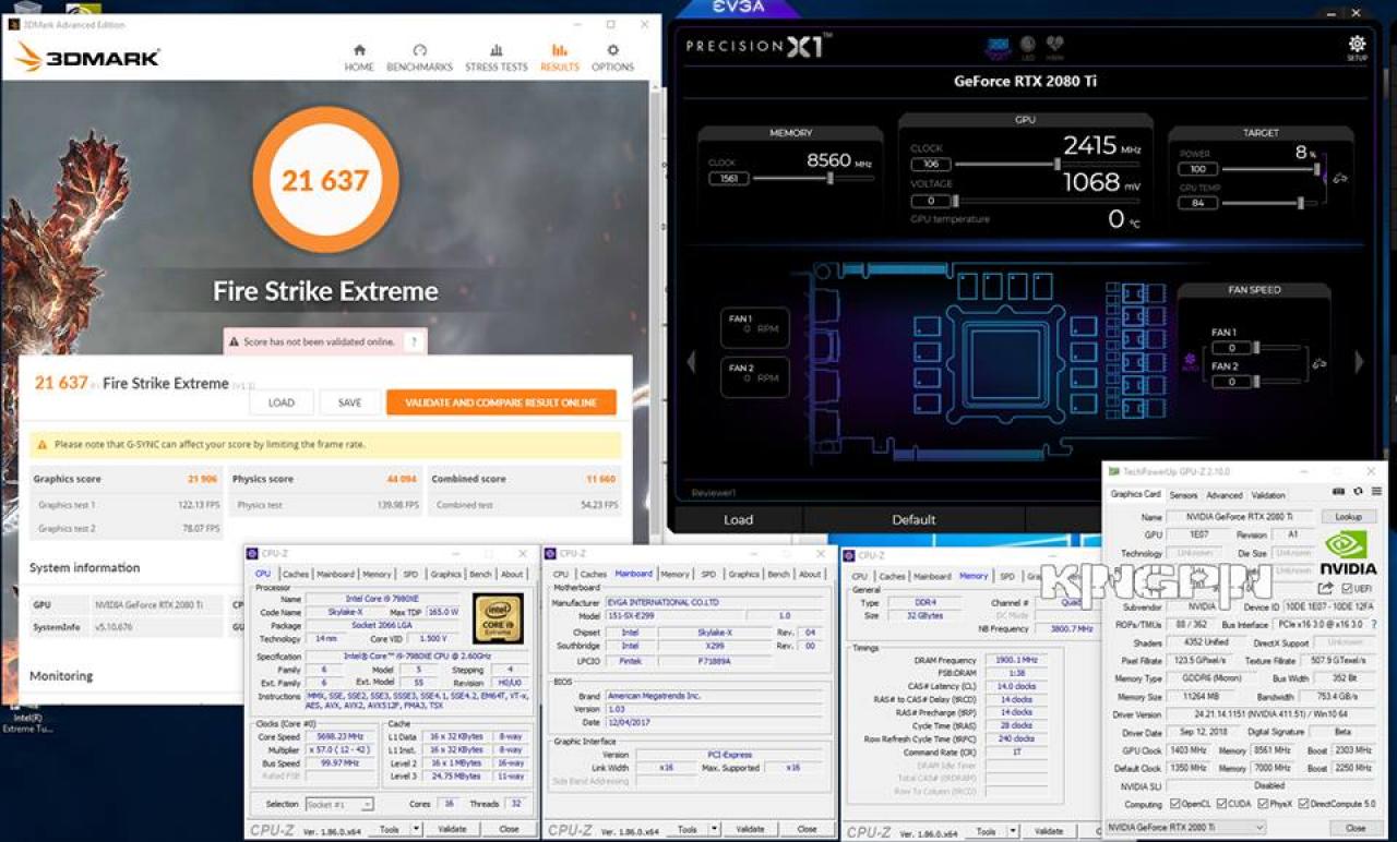 [20/09/2018] Nvidia Turing: Geforce RTX 2080 Ti dank OC und LN2 zu neuen Weltrekorden (5)