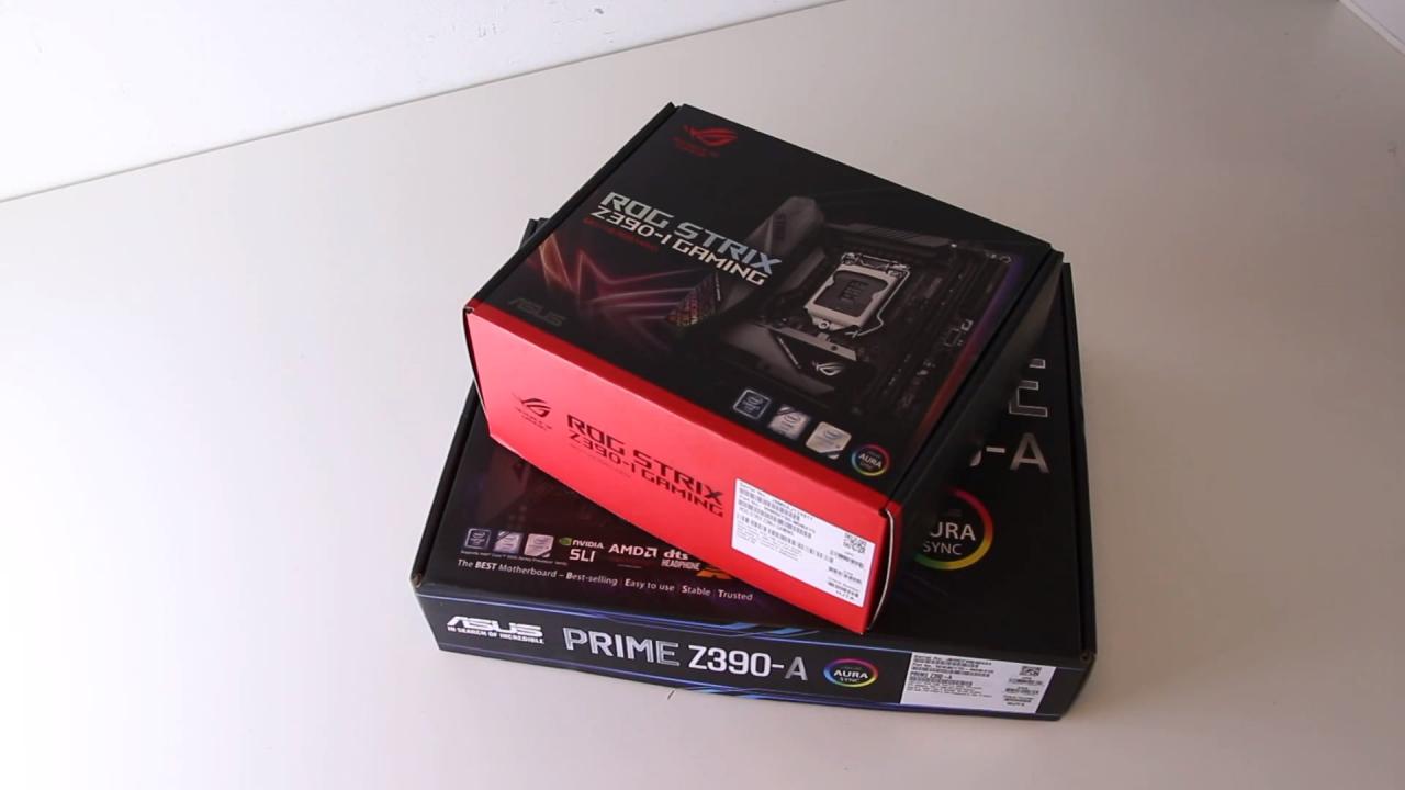 [06/09/2018] Asus ROG Strix Z390-I Gaming und Prime Z390-A