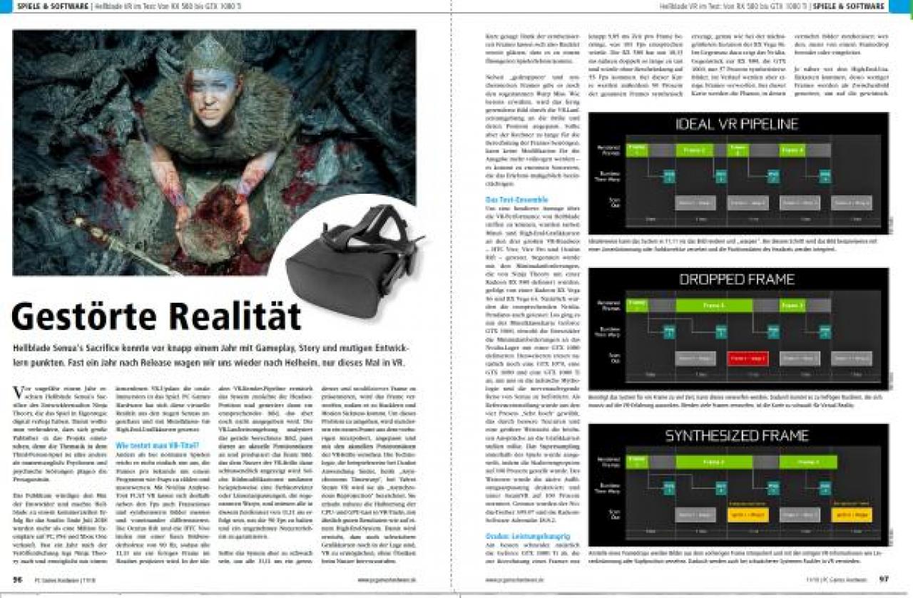 [28/09/2018] PCGH 11/2018 (#217):&nbsp;Hellblade VR bei Mittel- und Highendkarten