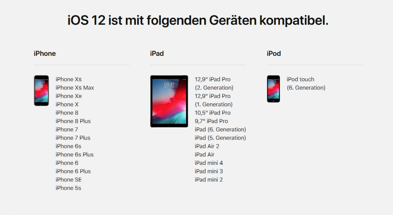 [13/09/2018] Ab iPhone 5s & iPad Mini 2: iOS erscheint nächste Woche (2)