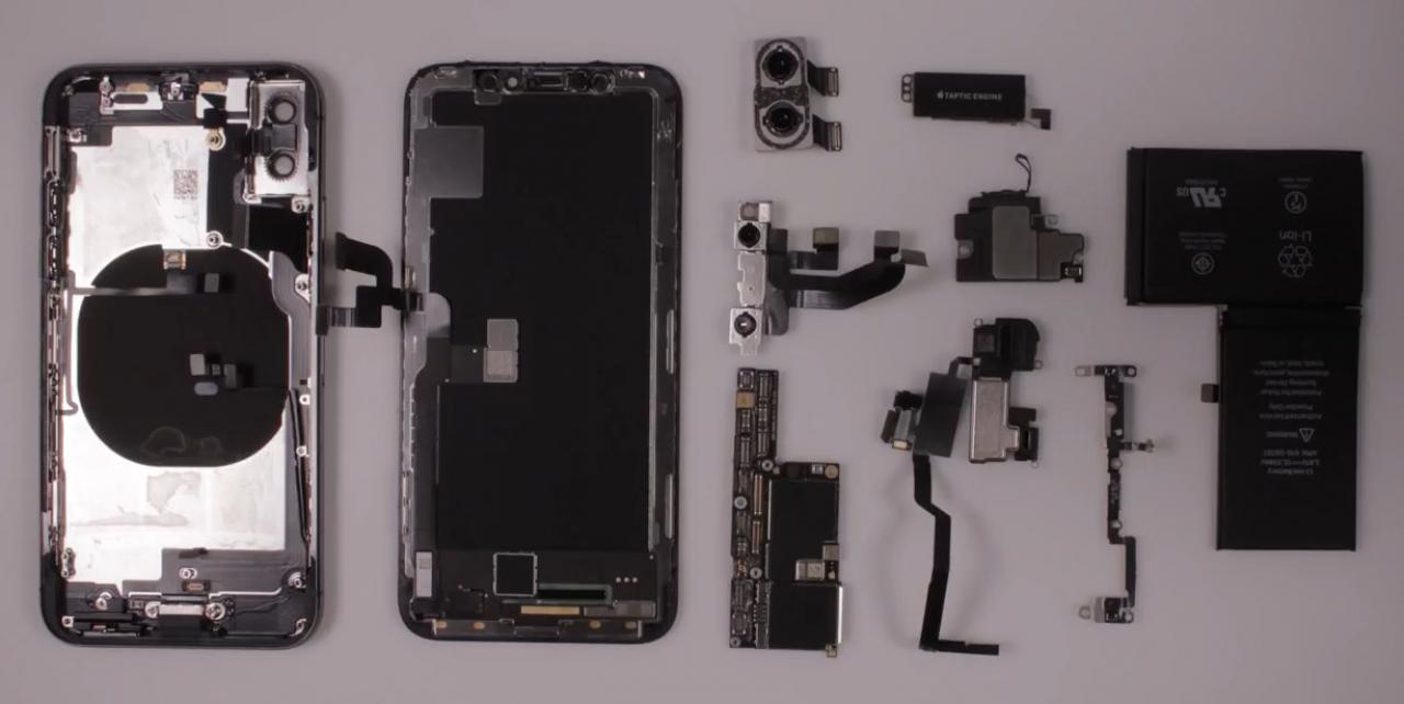 [22/09/2018] iPhone X: Einzelteile