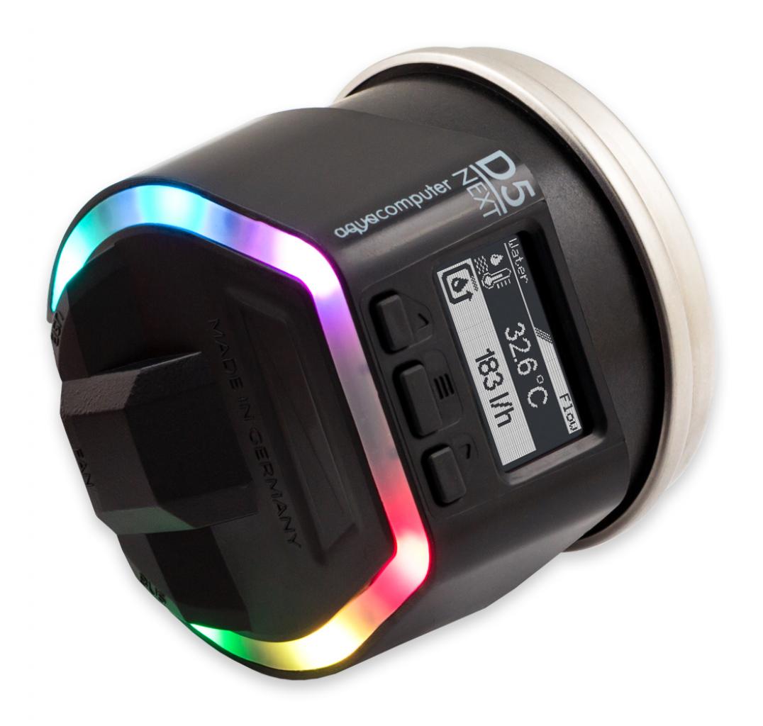 [08/10/2018] Aqua Computer D5 Next: Wakü-Pumpe mit intelligenter Elektronik, RGB-LEDs und OLED-Display (7)