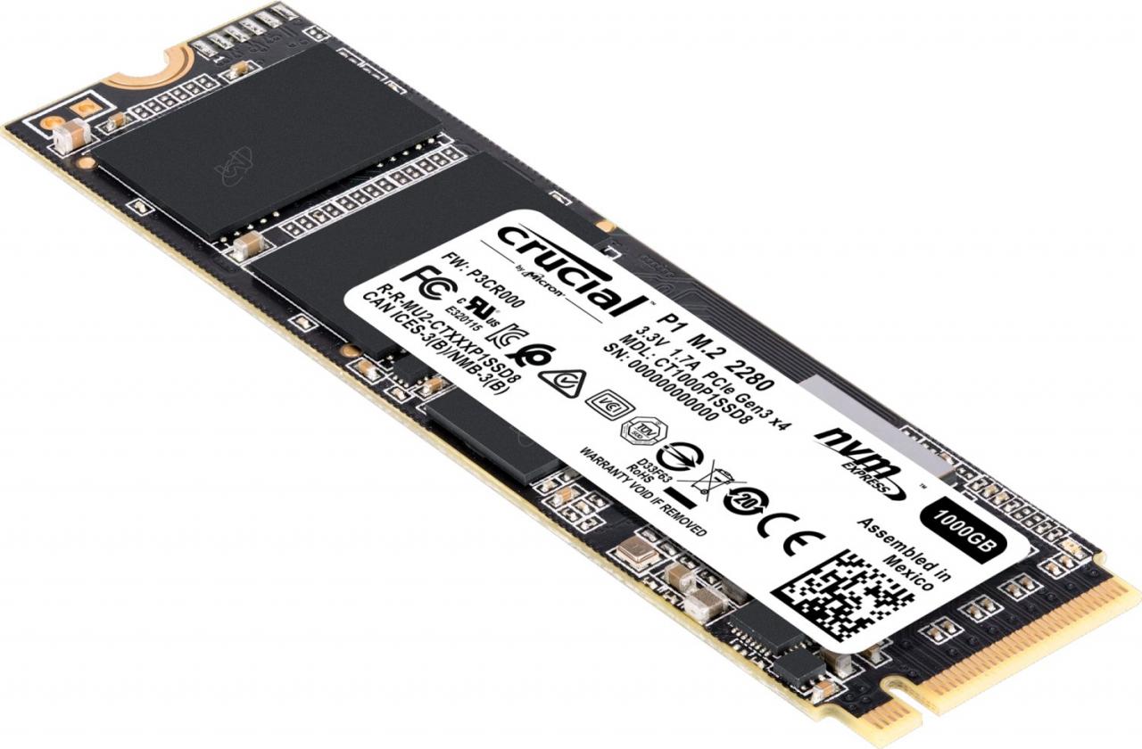 [17/10/2018] Crucial P1: Neue NVMe-SSD mit QLC-NAND-Technik (1)