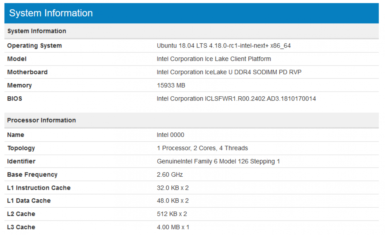 [24/10/2018] Intel Ice Lake: Hinweis auf größere Caches bei 10 nm (1)